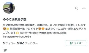 みるこ@競馬予想