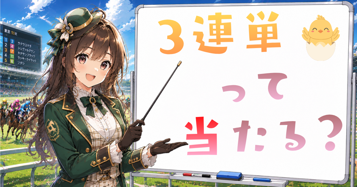3連単って当たる？