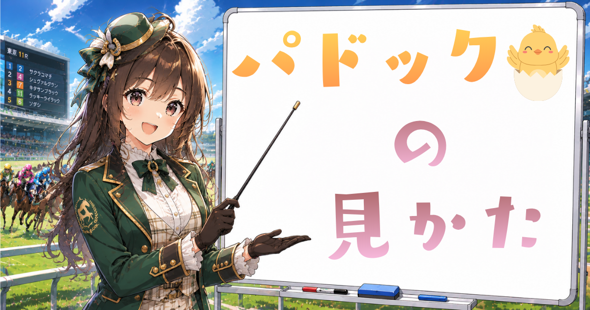 パドックの見かた